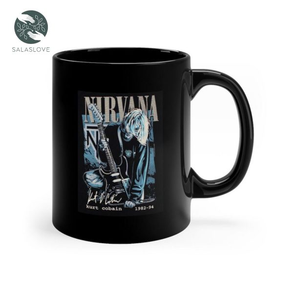 Nirvana Vintage Black Mug For Fan


