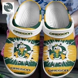 Oregon Ducks Personalized Crocs Clog Shoes