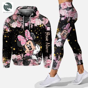 Personalized Minnie Mouse Hoodie Leggings For Women