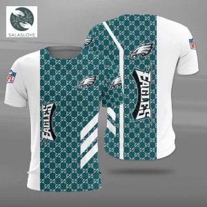 Philadelphia Eagles Luxury Design NFL 3D Tshirt