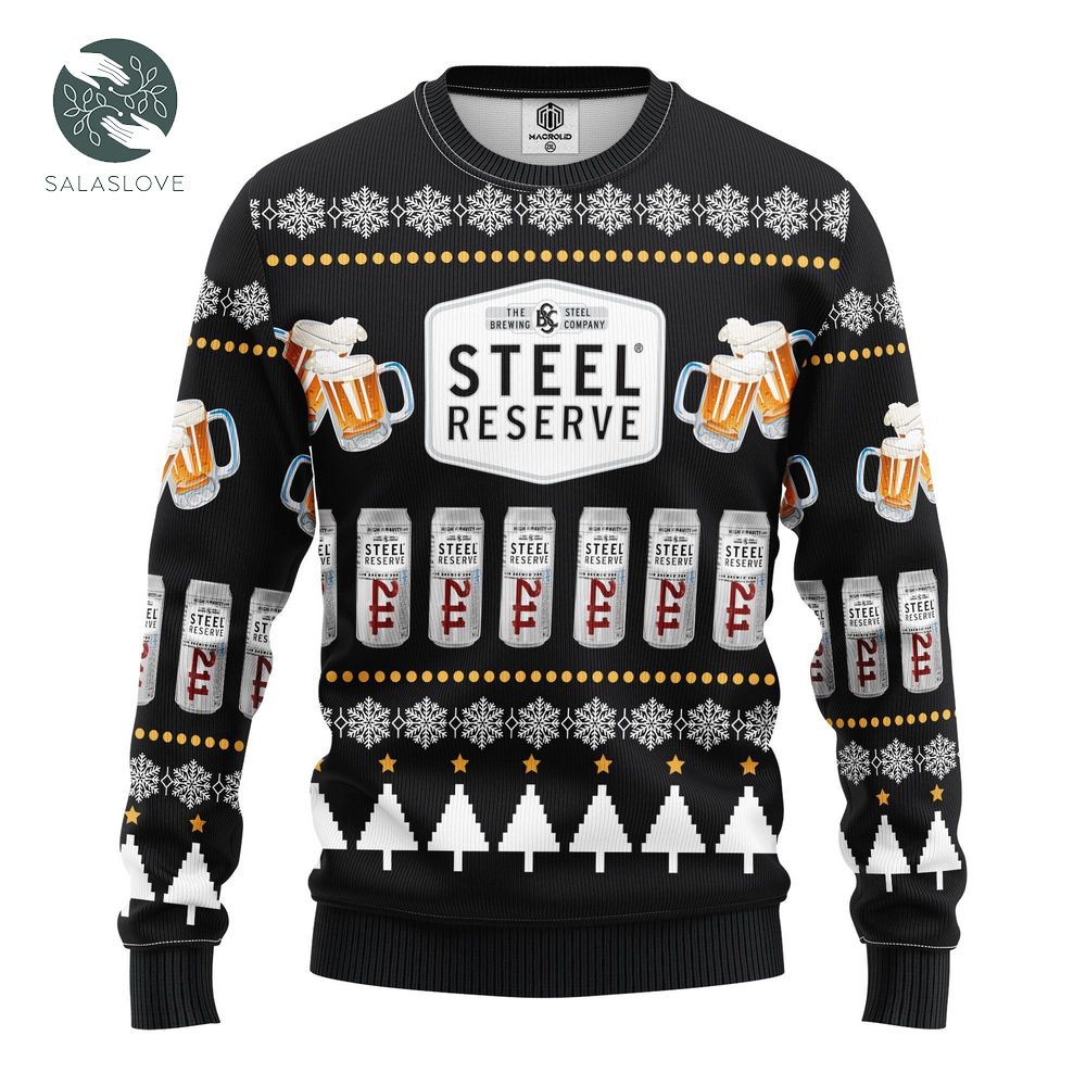  Steel Beer Ugly Christmas Sweater

