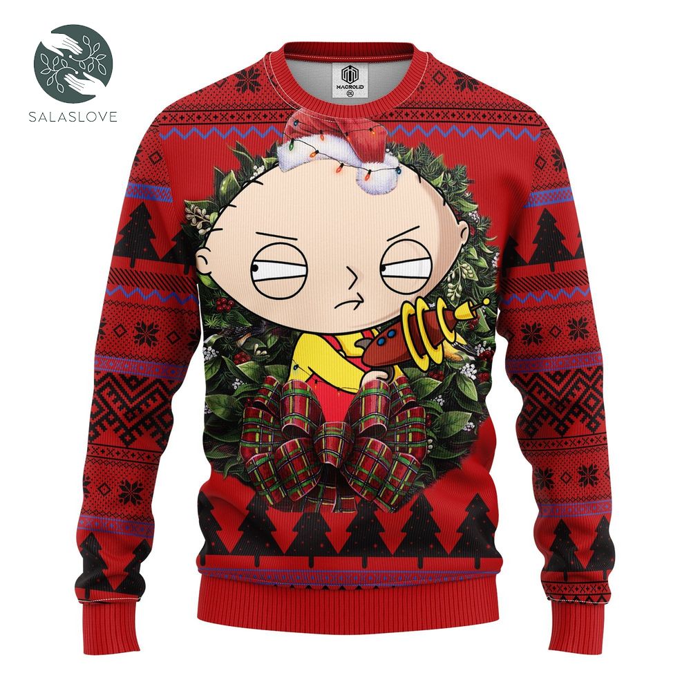 Stewie Griffin Peter Griffin Eric Cartman Christmas Sweater

