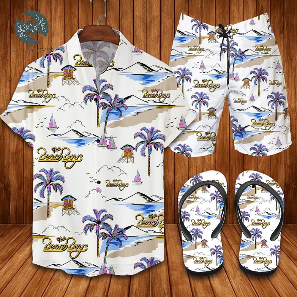 The Beach Boys Flip Flops And Combo Hawaii Shirt, Shorts

