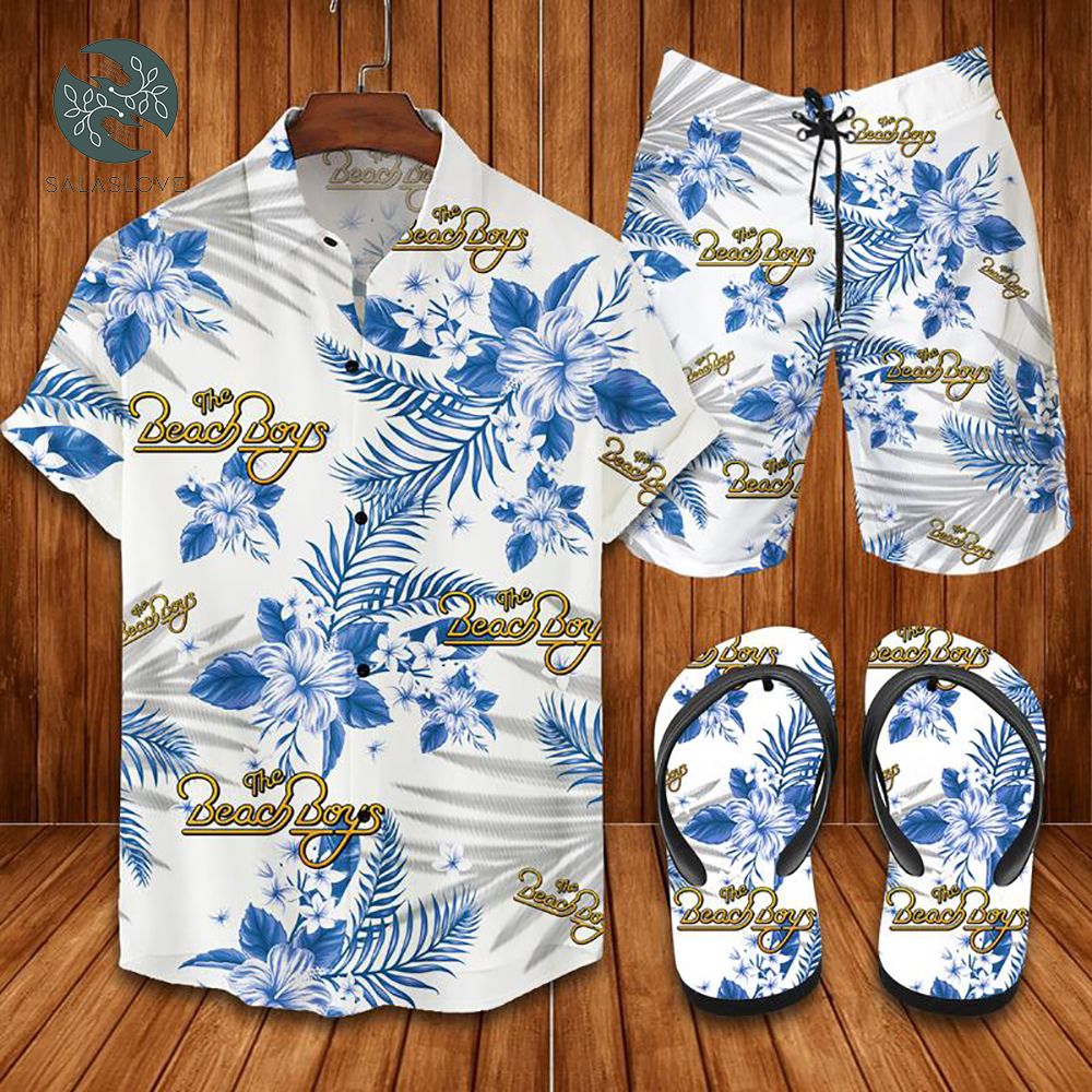 The Beach Boys WB Flip Flops And Combo Hawaii Shirt, Shorts
