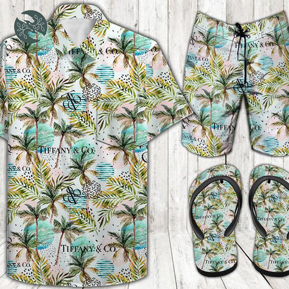 Tiffany&Co.Combo Hawaii Shirt, Shorts, Flip Flops


