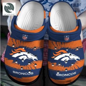 Denver Broncos Personalized Crocs Clog Shoes