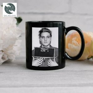 Elvis Presley Mugshot King Of Rock N Roll Coffee Mug