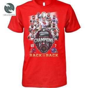 Georgia Bulldogs CFP National Champions Shirt TD3