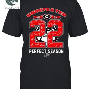 Georgia Bulldogs Undefeated 2022 Shirt