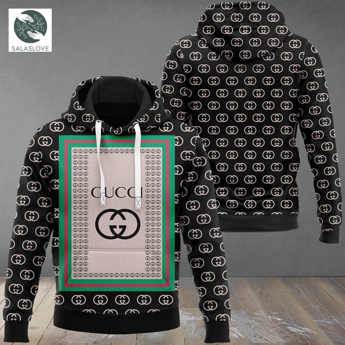 Gucci Unisex Premium Hoodie Luxury Brand Outfit