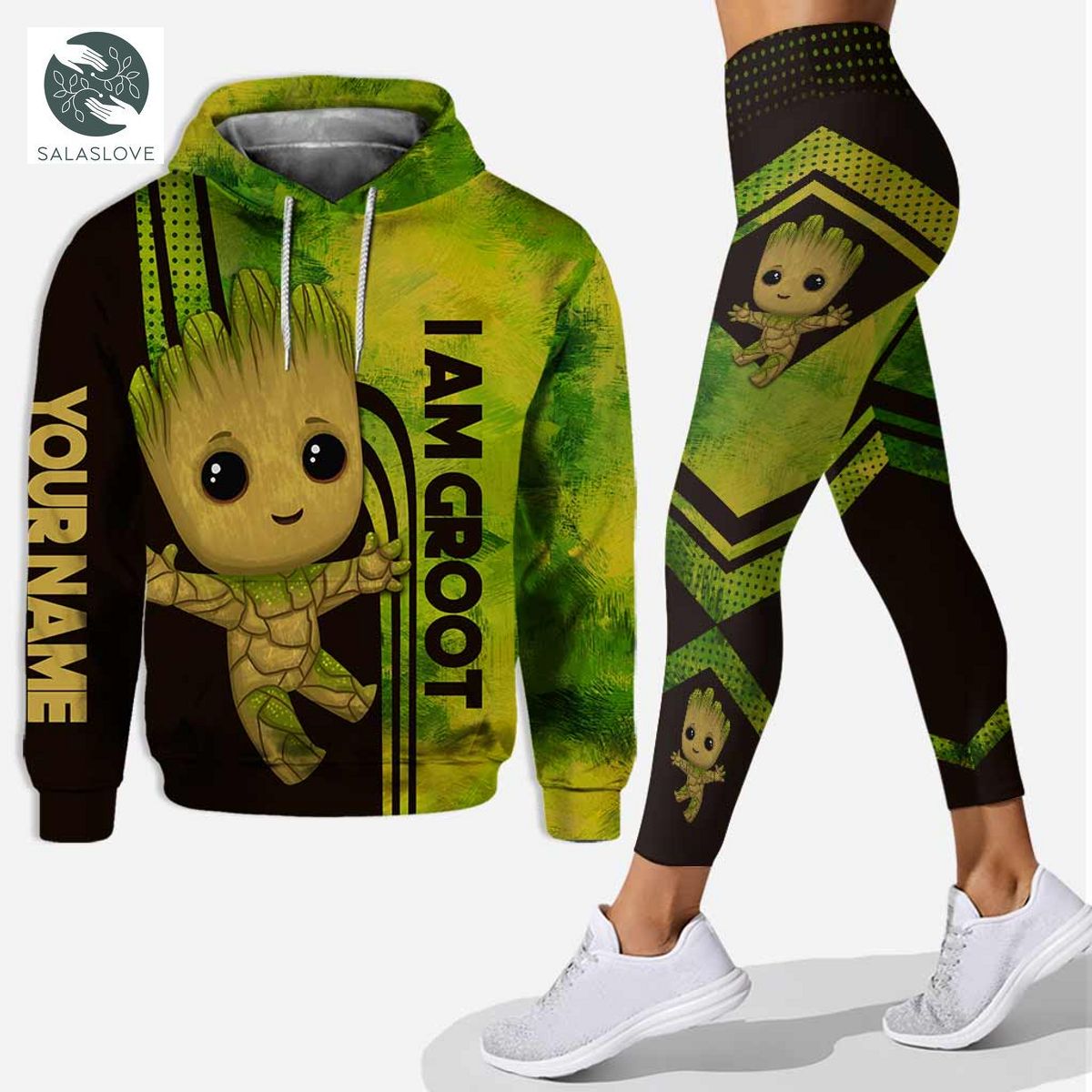 I am Groot Baby Plant Personalized Hoodie And Leggings