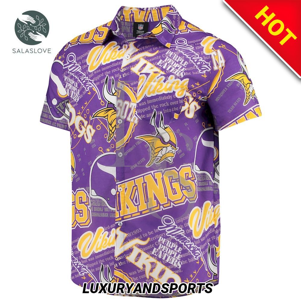 Minnesota Vikings Purple People Eaters Hawaiian Shirt