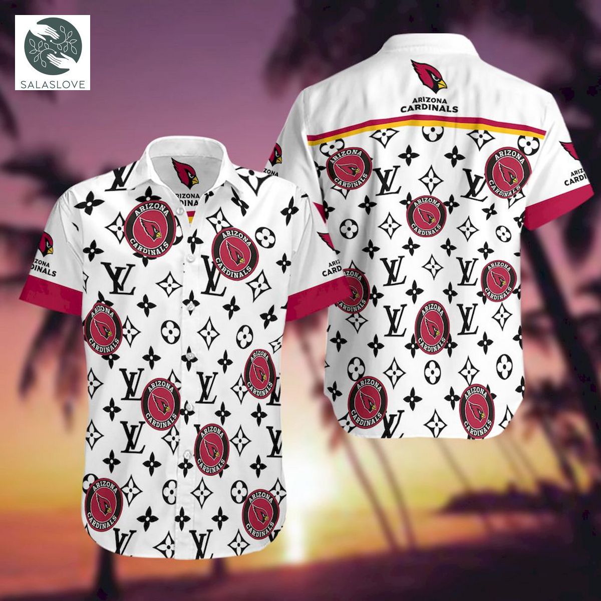 NFL Arizona Cardinals Symbol Louis Vuitton Hawaiian Shirt