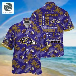 NFL Baltimore Ravens 3D Hawaiian Shirt