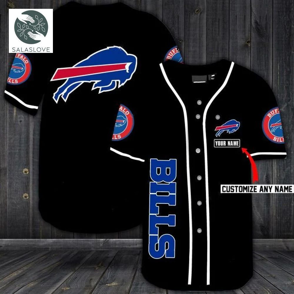 Nfl Buffalo Bills Custom Name Baseball Jersey Shirt