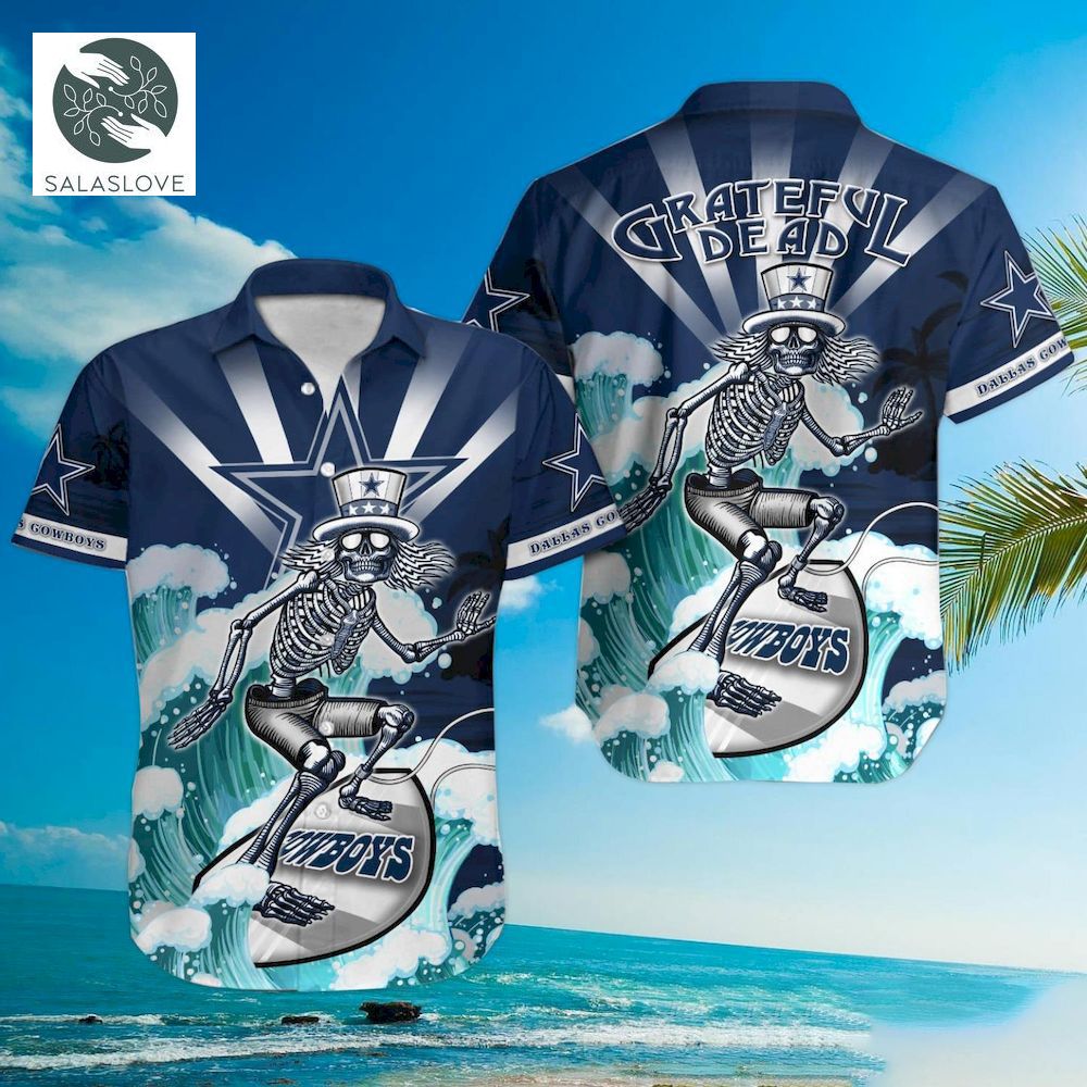NFL Dallas Cowboys Grateful Dead Hawaiian Shirt