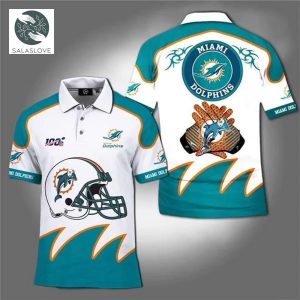 Nfl Miami Dolphins 3D Polo Shirt
