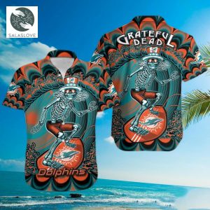 NFL Miami Dolphins Grateful Dead Hawaiian Shirt