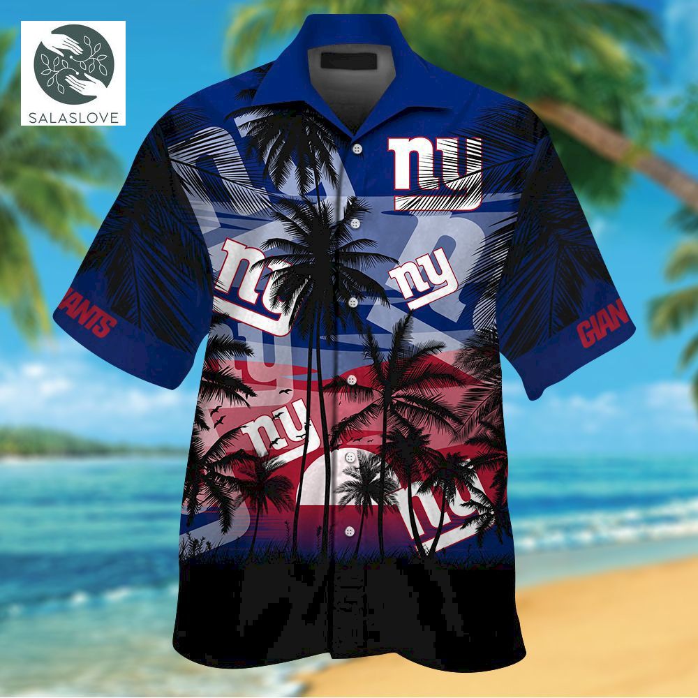 NFL New York Giants Tropical Hawaiian Shirt