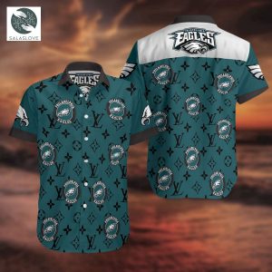NFL Philadelphia Eagles Symbol Louis Vuitton Hawaiian Shirt