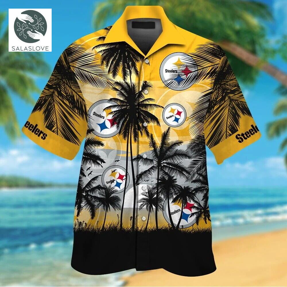 NFL Pittsburgh Steelers Tropical 3D Hawaiian Shirt