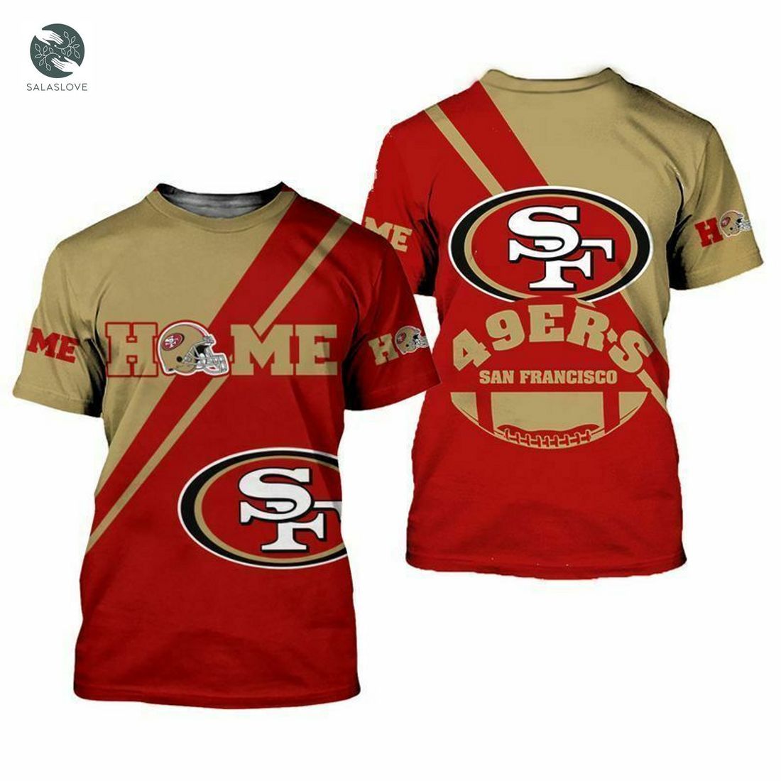 NFL San Francisco 49ers Home 3D Unisex T-Shirt