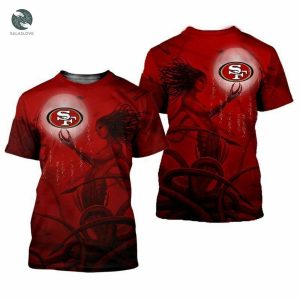 NFL San Francisco 49ers Skull 3D Unisex Shirt