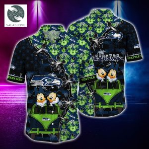 NFL Seattle Seahawks Mickey 3D Hawaiian Shirt