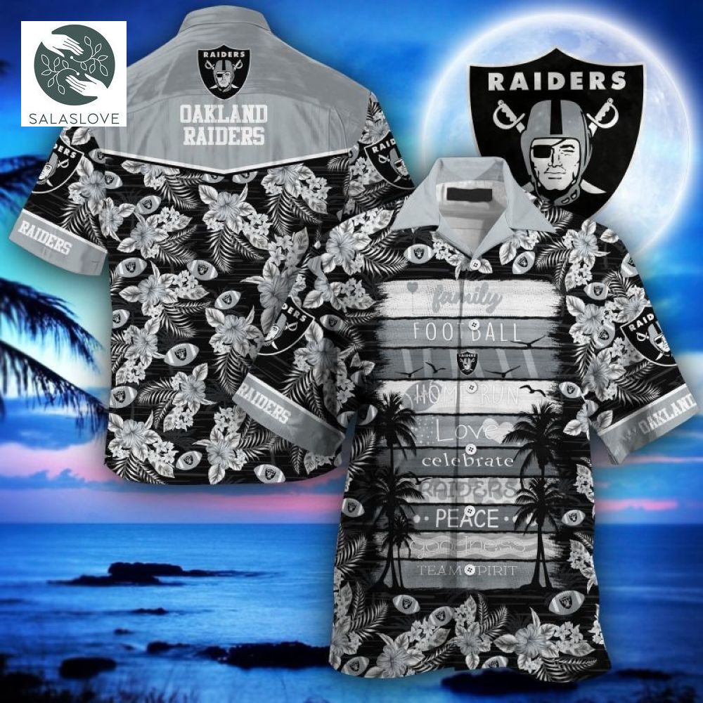Oakland Raiders NFL Hawaiian Shirt