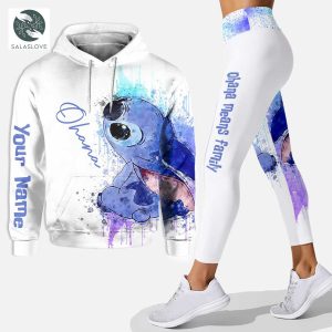 Ohana Means Family Stitch Personalized Hoodie And Leggings