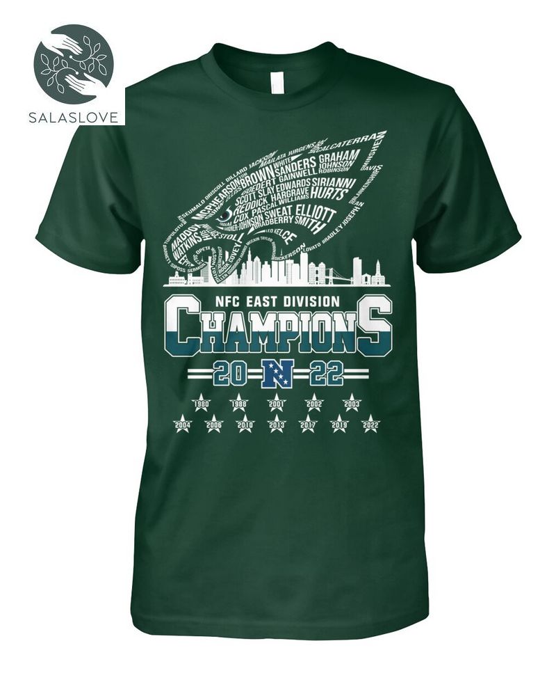 Philadelphia Eagles 2022 NFC East Division Champions Shirt TD3