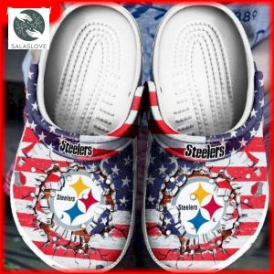 Pittsburgh Steelers USA Crocs Clog Shoes