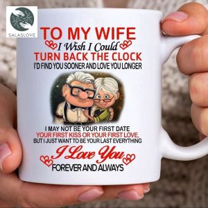 To My Wife Mug Carl Ellie Up Inspired Old Couple Gift