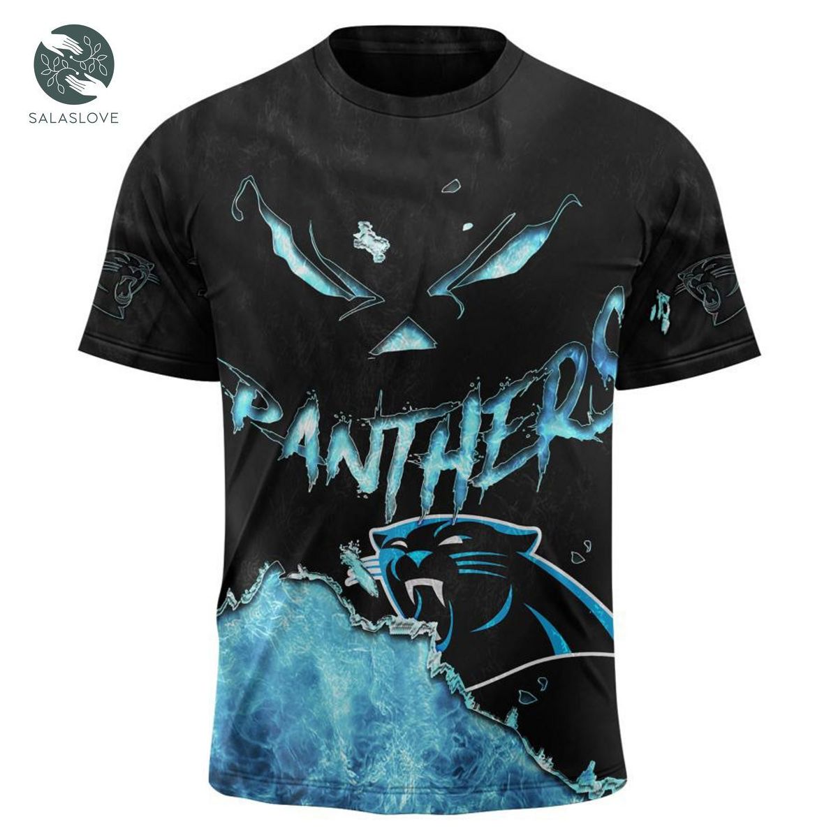 Carolina Panthers T-shirt 3D devil eyes gift for fans