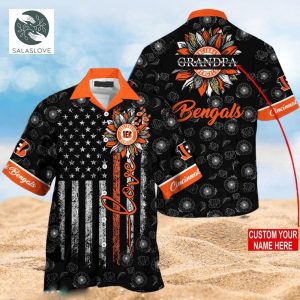 Cincinnati Bengals NFL Sunflowers Love Hawaiian Shirt