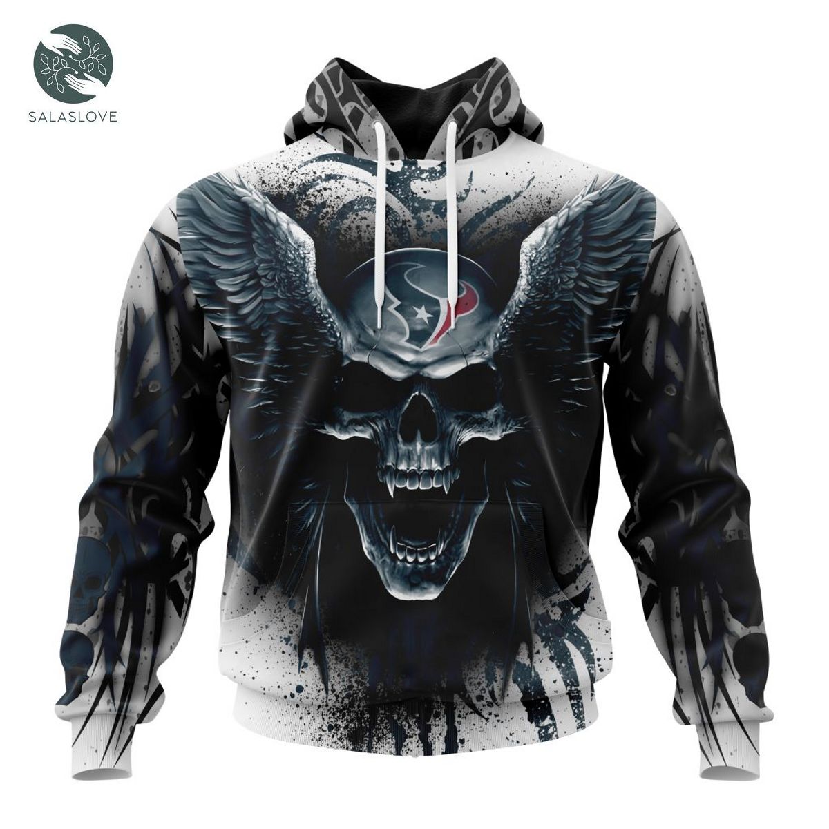 NFL Houston Texans Special Kits With Skull Art Hoodie