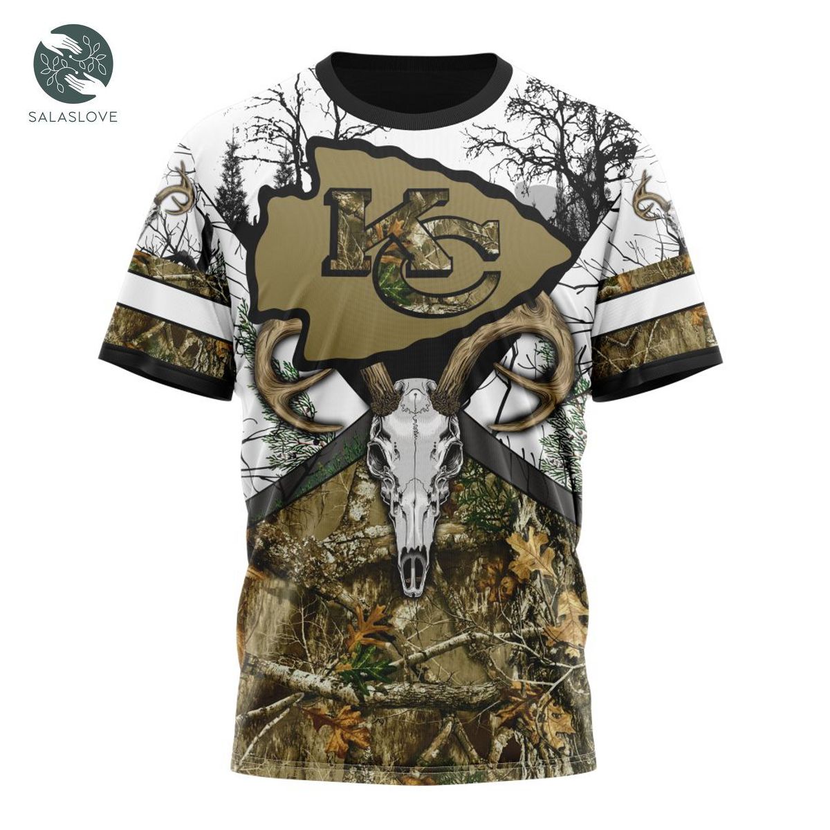 NFL Kansas City Chiefs Wih Deer Skull For Go Hunting Shirt