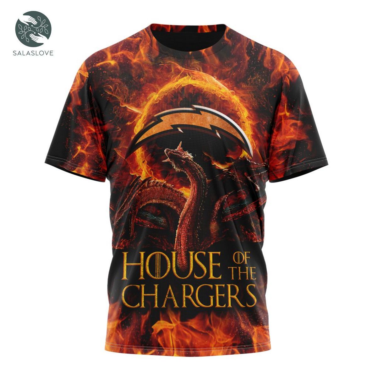 NFL Los Angeles Chargers GAME OF THRONES – HOUSE OF THE CHARGERS Shirt