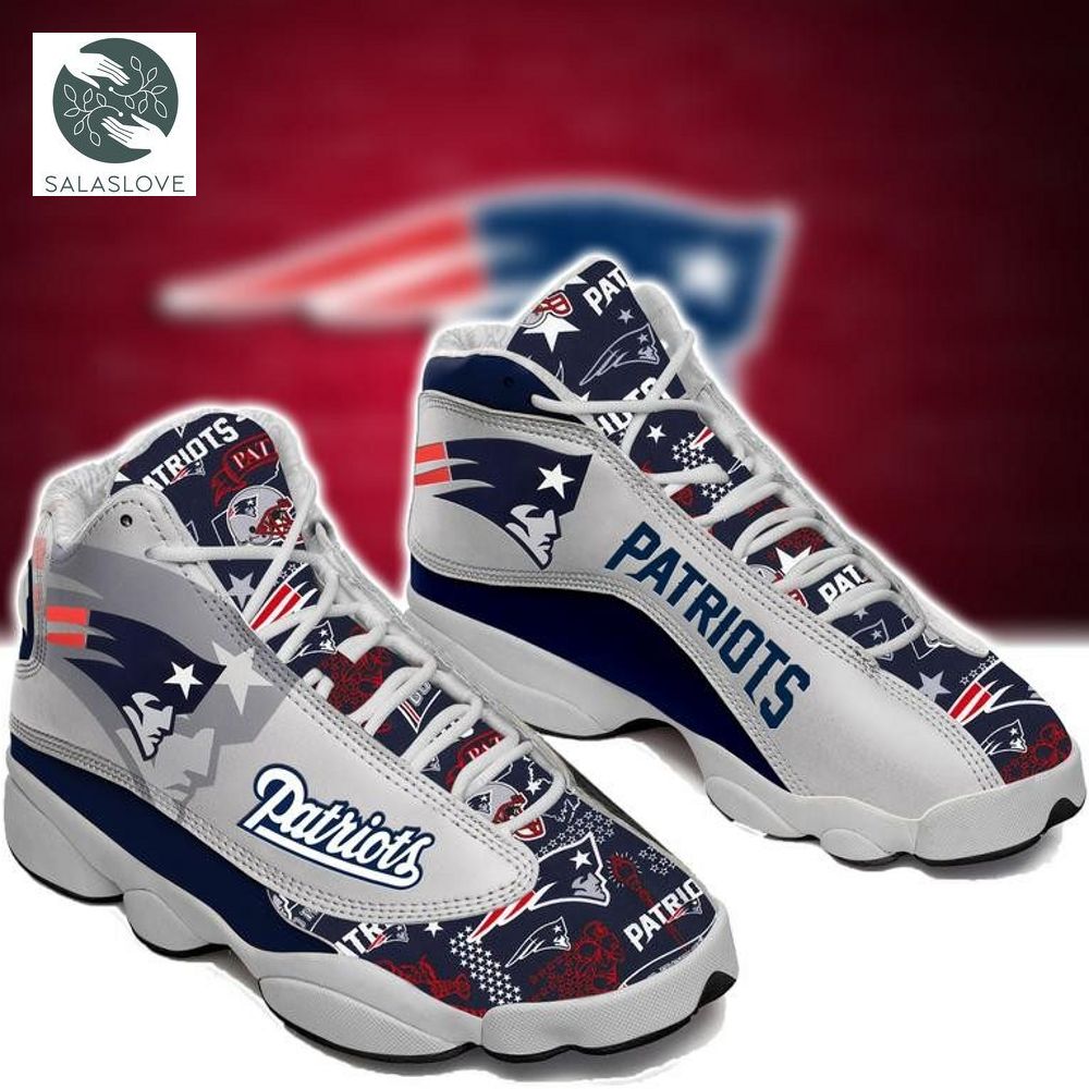 NFL New England Patriots Air Jordan 13 Shoes Sneakers