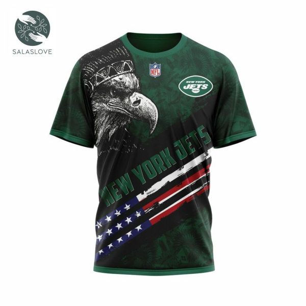 NFL New York Jets Green Black Eagles T-Shirt


