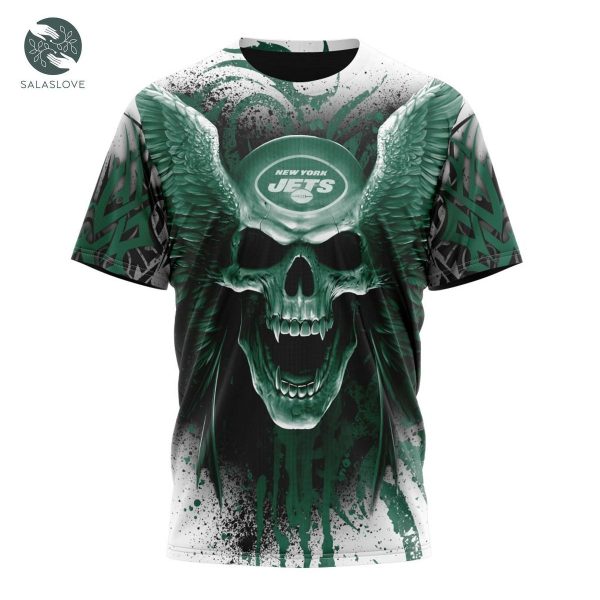 NFL New York Jets Special Kits With Skull Art Shirt