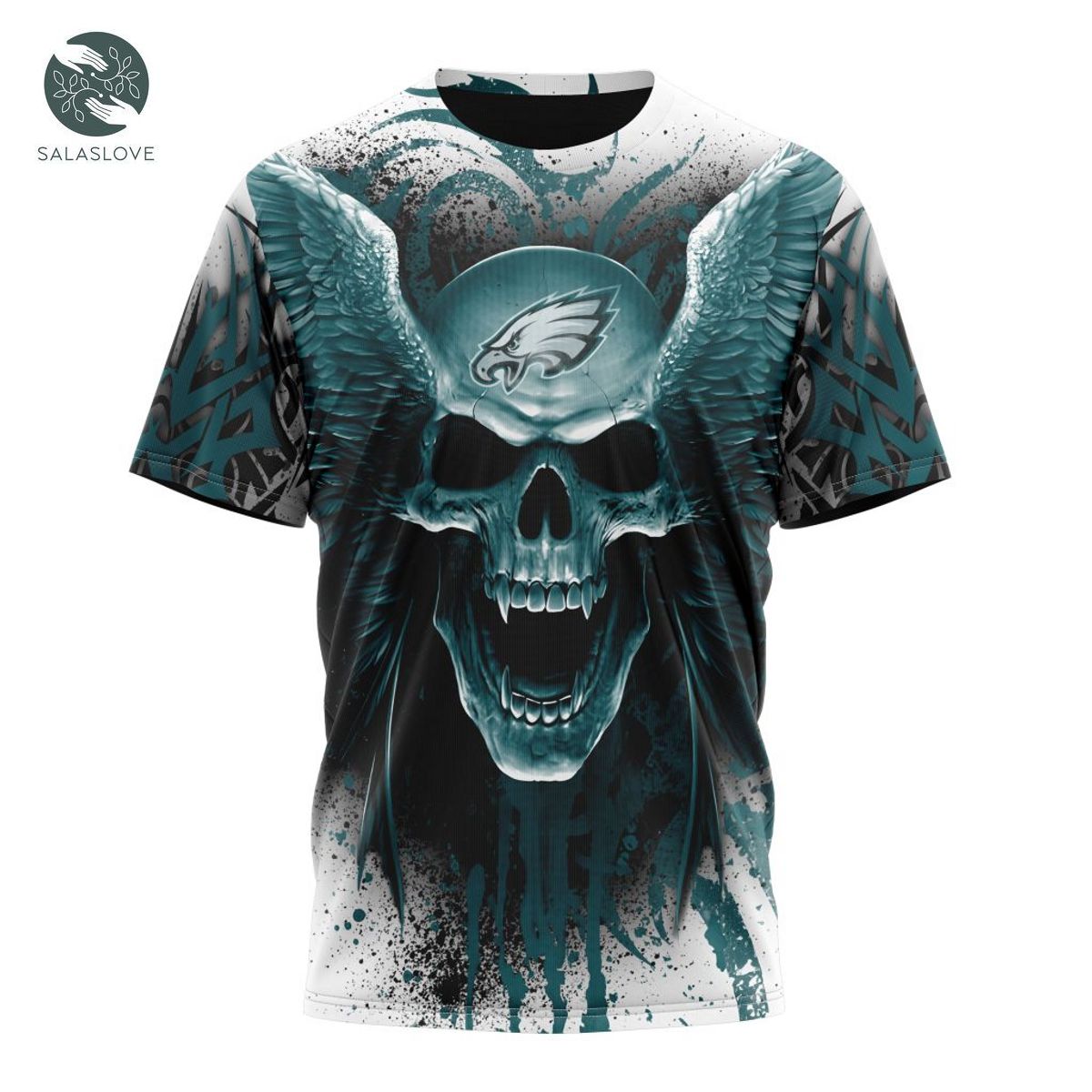 NFL Philadelphia Eagles Special Kits With Skull Art Shirt