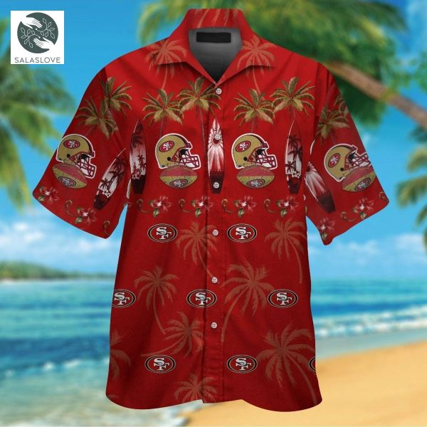 NFL San Francisco 49ers Tropical Aloha Hawaiian Shirts