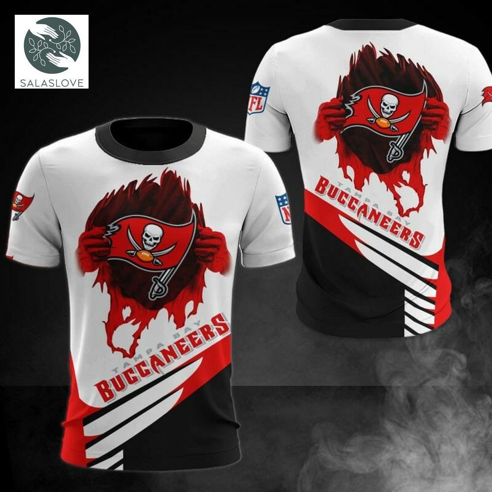 NFL Tampa Bay Buccaneers White Red T-Shirt


