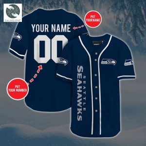 Personalized NFLSeattle Seahawks Baseball Jersey