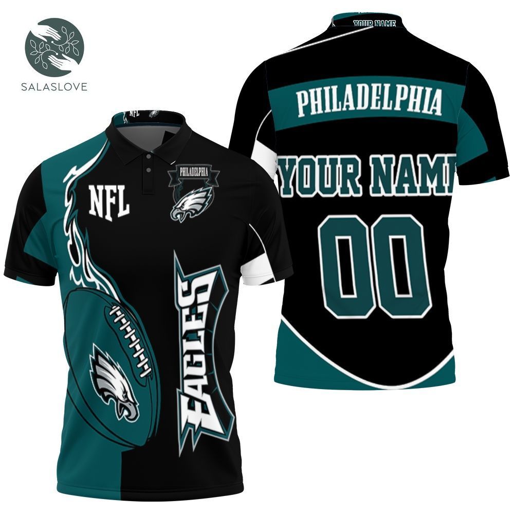 Philadelphia Eagles Nfl Personalized Polo Shirt
