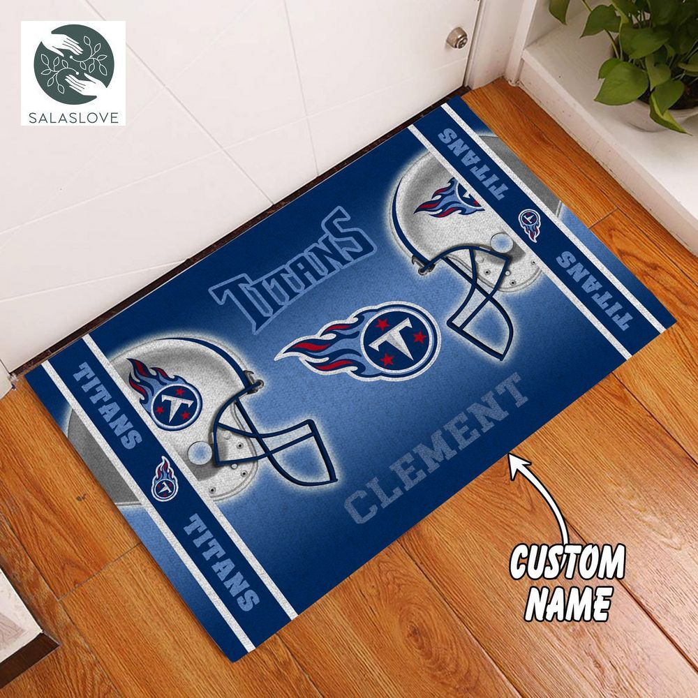 Tennessee Titans Custom Name Best Funny Luxury Doormat


