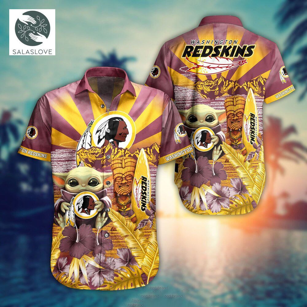 Washington Redskins Baby Yoda NFL Hawaiian Shirt



