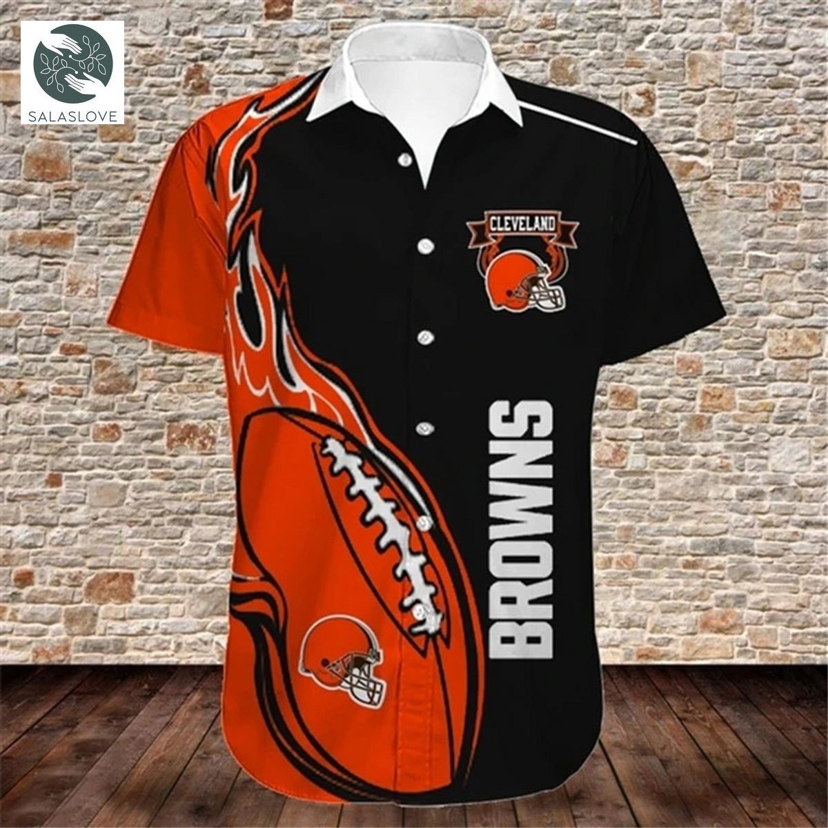 Cleveland Browns Shirts Cute Flame Balls graphic gift for men
