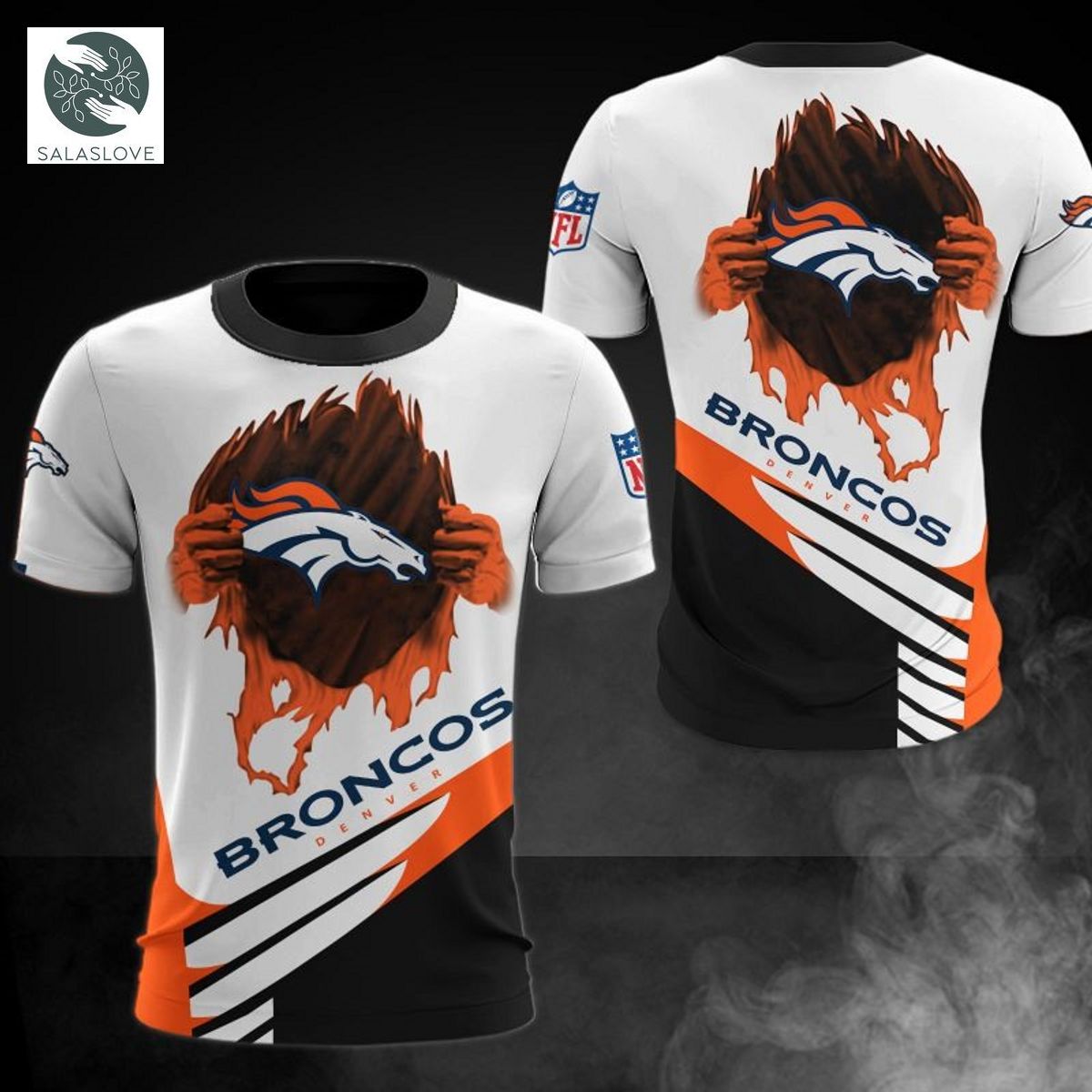 Denver Broncos T-shirt cool graphic gift for men